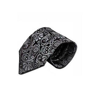 Volare Collection Grey silk necktie  VC55