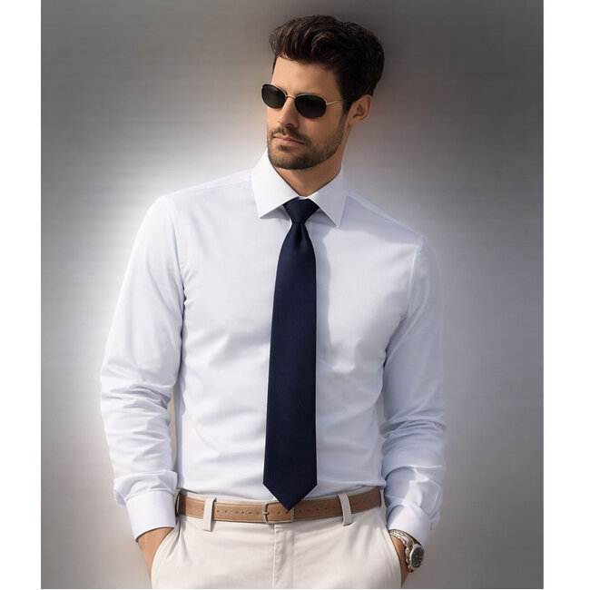 Monti blauw overhemd San Remo