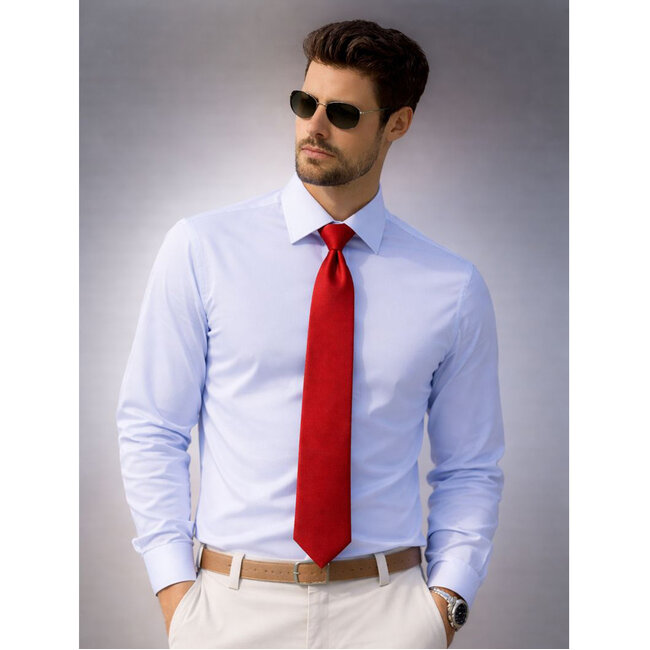 Italienisches Hemd Halbbreit -Kragen Lago di Como | Elegant & bequem