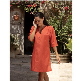 Lise Charmel Lise Charmel Beachwear Tunic Voyage D'Ete Solid Orange ASB44B8