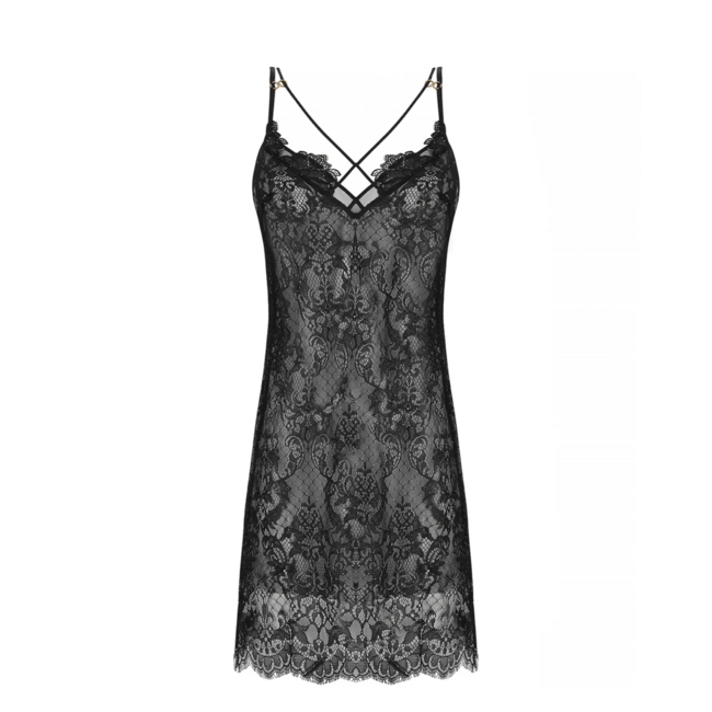 Lise Charmel Lise Charmel Diva Glamour Nightdress Black Lace ALJ1275