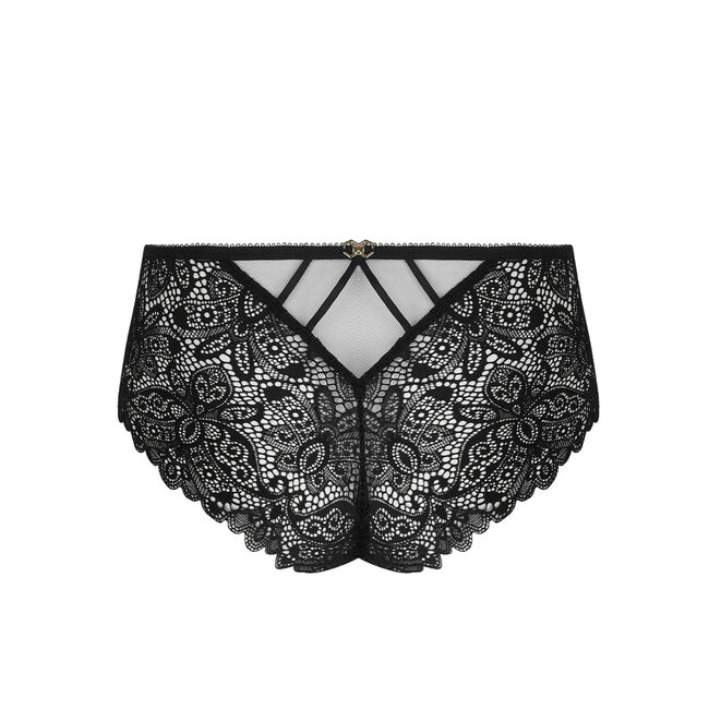 Shorty met tule en kant – Lage taille & verfijnde afwerking