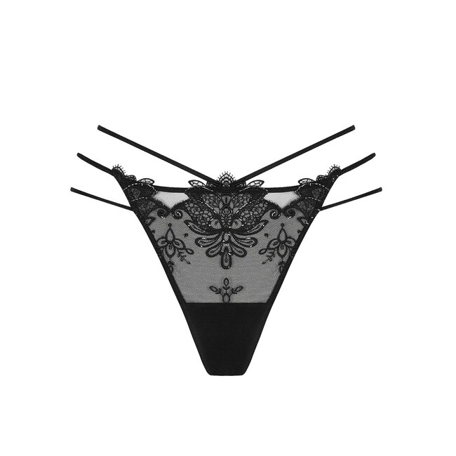 Super sexy string met kant en satijnen bandjes – Lage taille