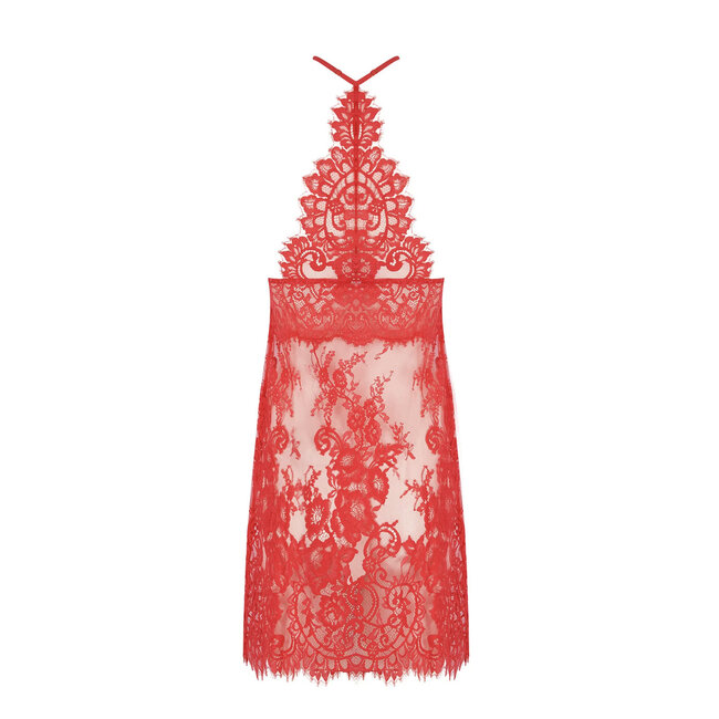 Lise Charmel ALJ1735 Lace Babydoll Nightdress – Red