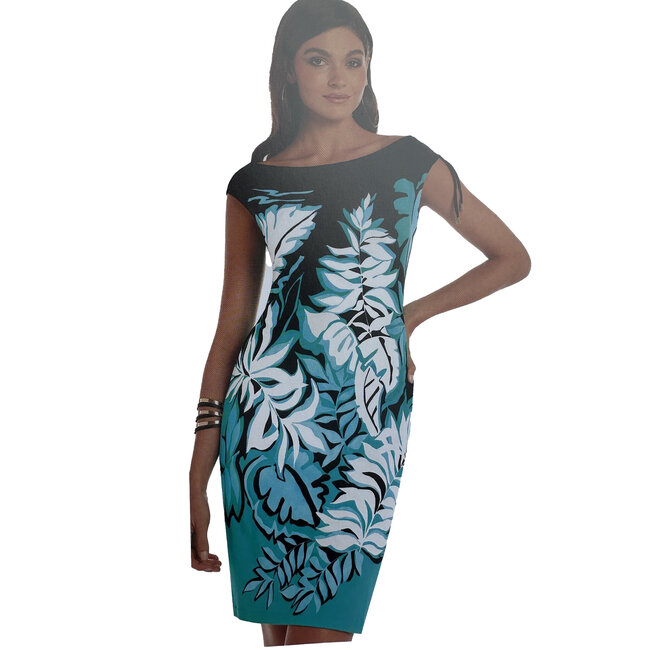 Bad & Beach Roidal JURK ALMA Blauw, zwart, wit