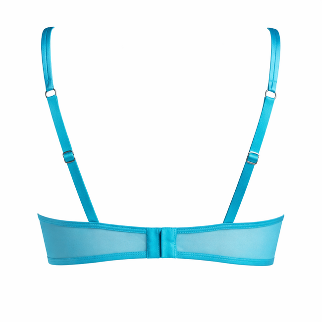 AMBRA Oil Push-Up BH met INGEBOUWDE olie-pads LAGUNA blauw 0346