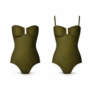  Tessy by Roidal "Tessy by Roidal"  Badpak BATI – strapless/halter badpak groen