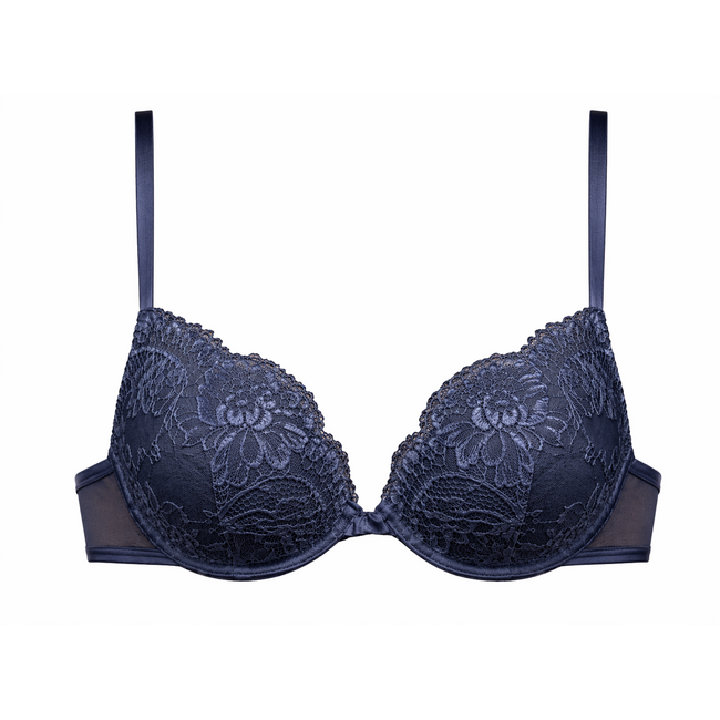 Ambra Capri Push-up BH indigo blau 0498 – Cups C–E