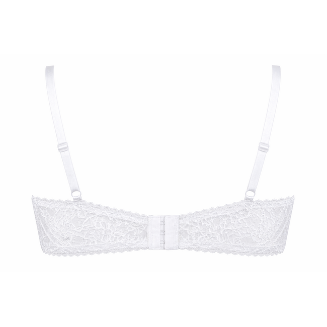 Ambra Capri push-up bh wit met kant en pads – luxe lingerie