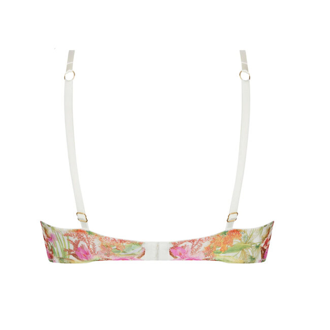 Luxury Push-up bra with embroidery and tulle | Perfect shape