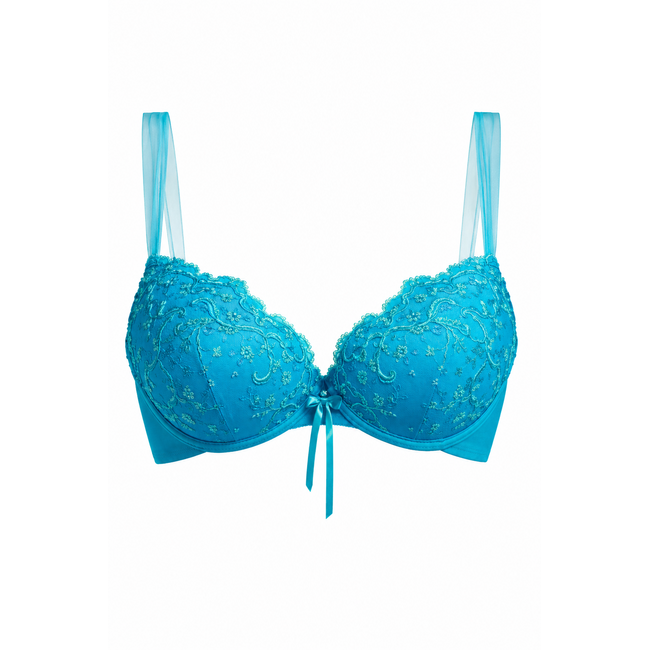 AMBRA AMBRA Oil Push-Up BH in de kleur LAGUNA blauw 0346