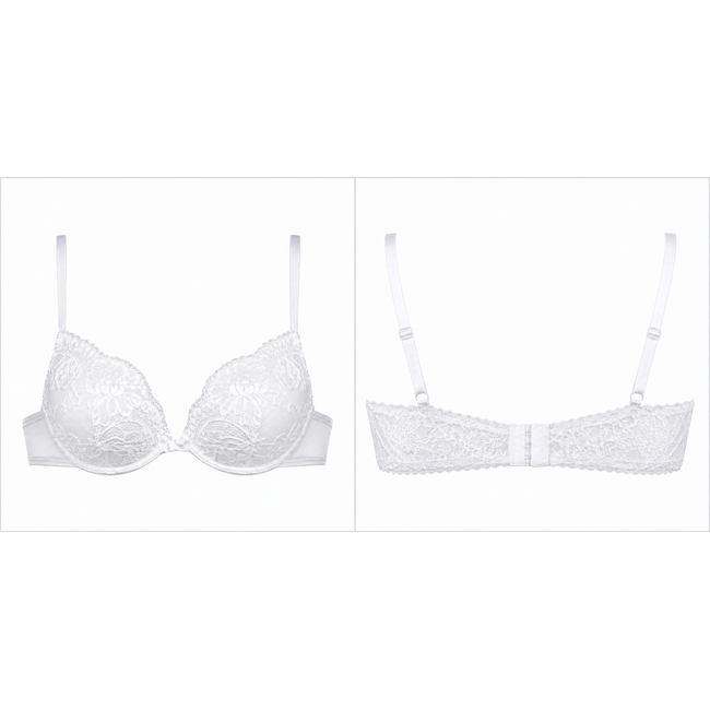AMBRA Ambra Capri push-up bra white 0498 – cups B–D
