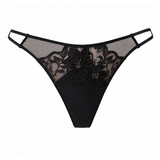Lise Charmel Lise Charmel Cuir String Zwart/Zilver ACM0005