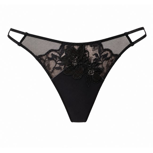 Lise Charmel Lise Charmel Cuir String Zwart/Zilver ACM0005