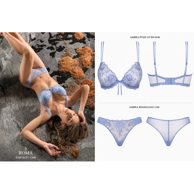 AMBRA Roma Brasiliano Blue Gray Ardesia | Italian Design