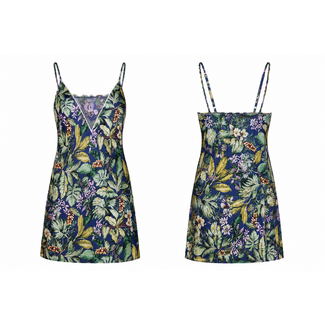 Lise Charmel Lise Charmel Bain de Nature kurzes Nachtkleid Vert Parme ALM1014