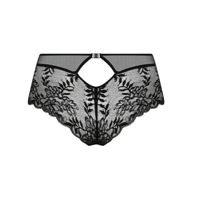 Lise Charmel Culotte ACM0405 Black | French Lace & Silver ACM0405