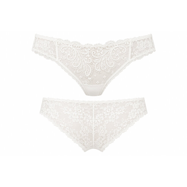 AMBRA AMBRA Villa d'Este Brasiliano 1559 Ivoor | Italiaanse Lingerie