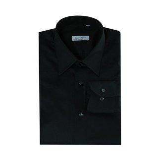 Enrico Monti  Monti black shirt Aliseo SLIM FIT