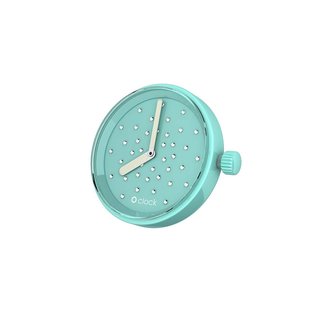 Turquoise O clock timepiece Crystal Swarovski