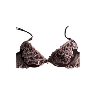 AMBRA SILK ÖL-Push-BH Braun | Luxus Dessous