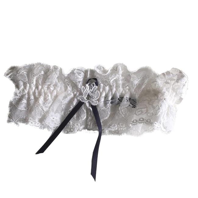 AMBRA Dessous  Chantilly Strumpfband Weiß