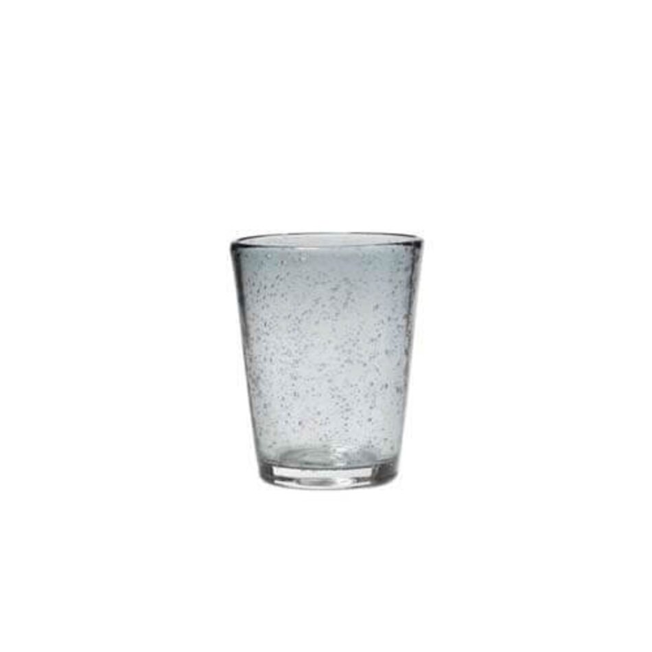 Broste waterglas Bubble grijs