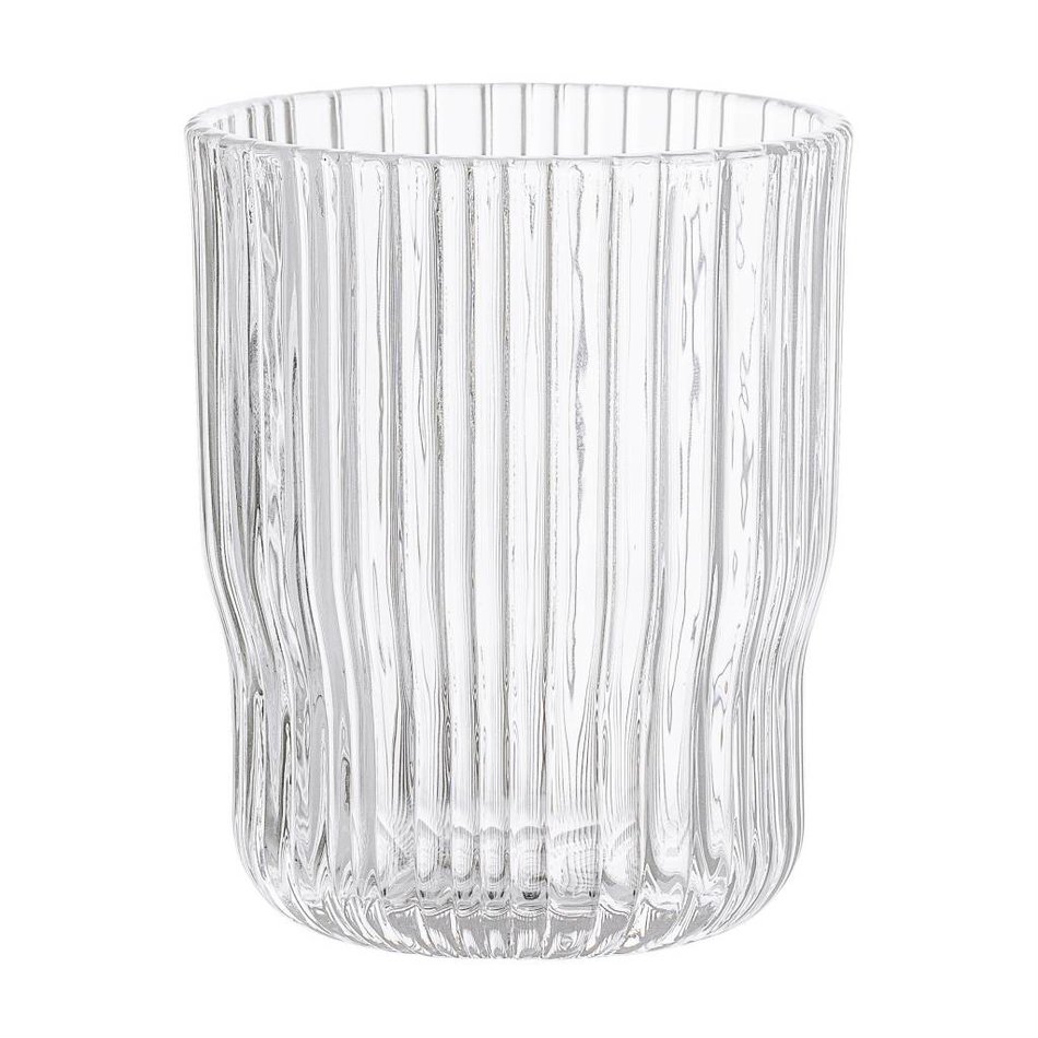 Drinkglas met ribbels, 10 cm