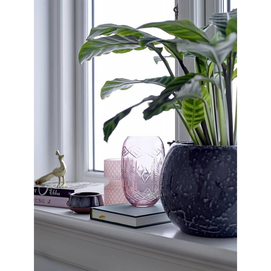 Industriële grijze bloempot Ø23