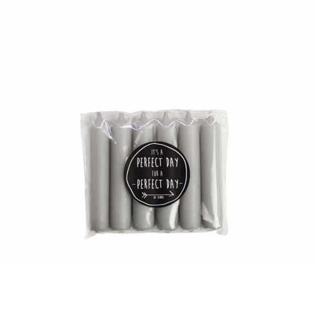 Dinerkaarsen, cool grey