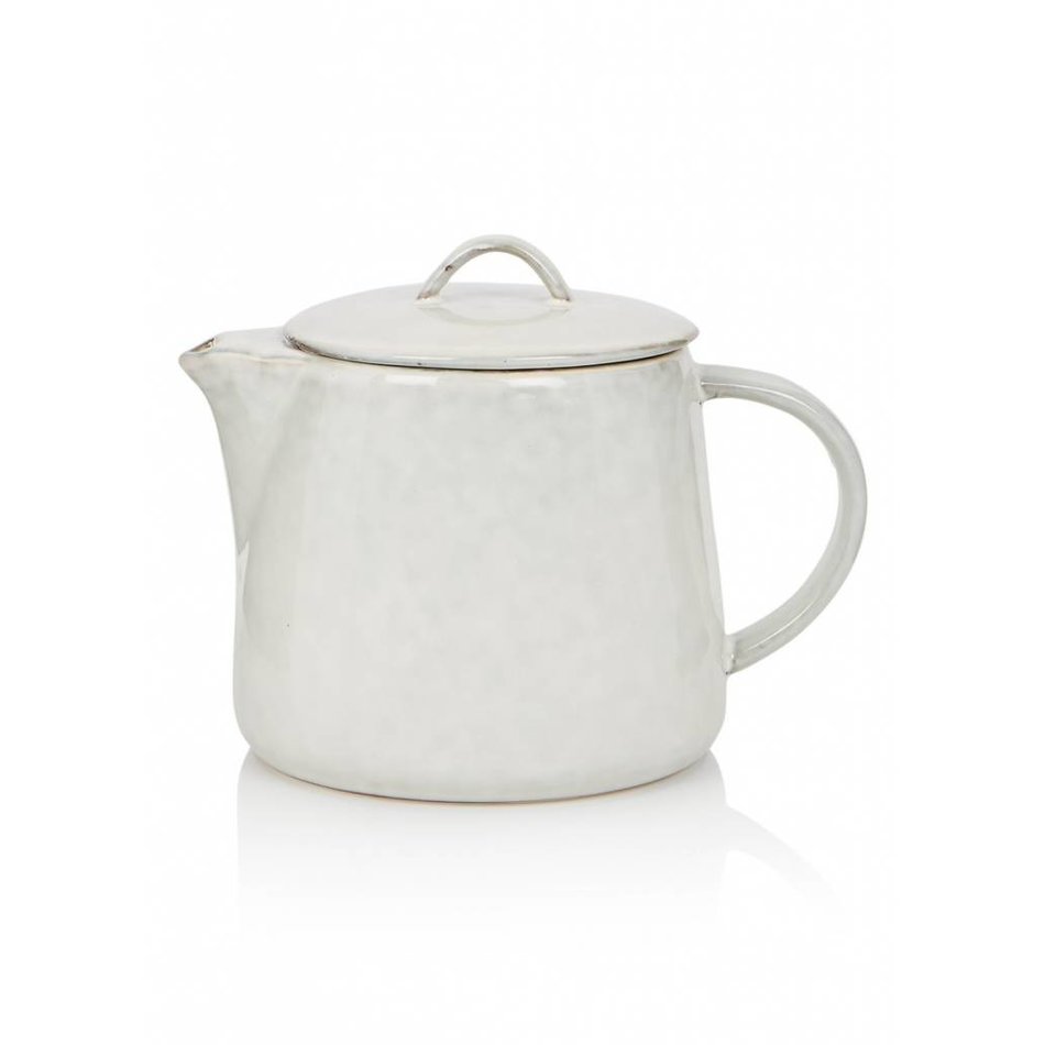 Theepot met plat deksel Nordic Sand 1L