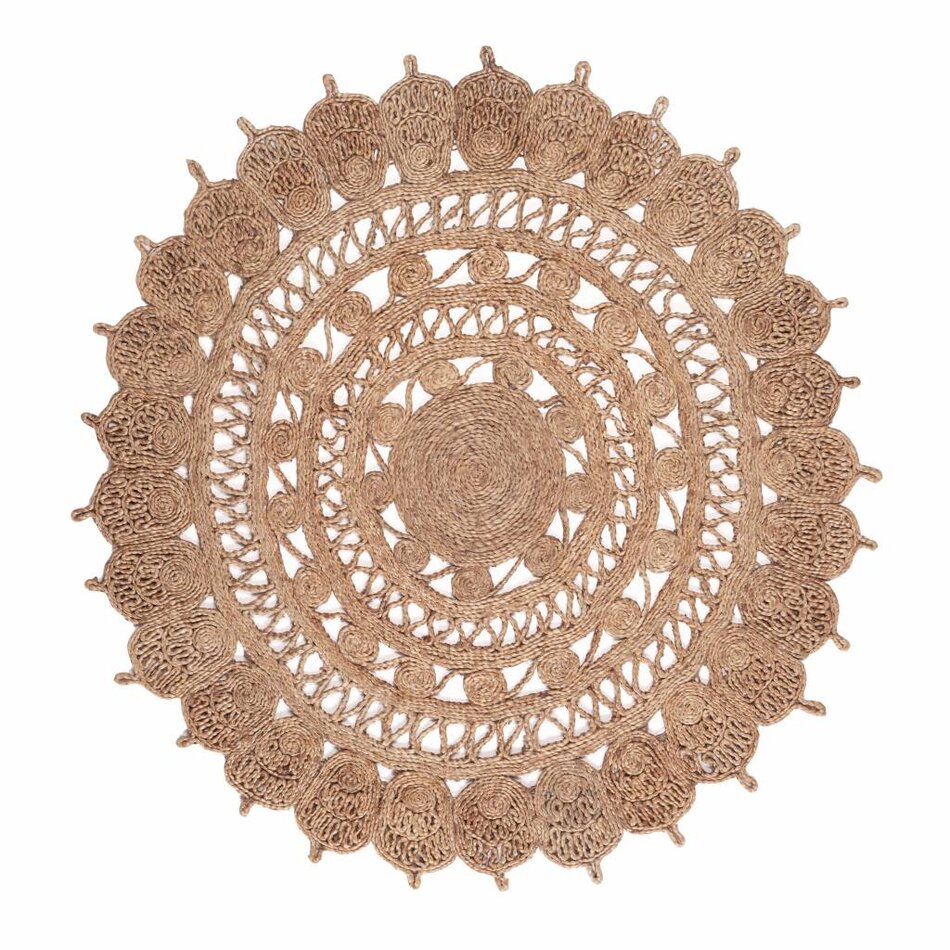 Rond jute vloerkleed Pixie