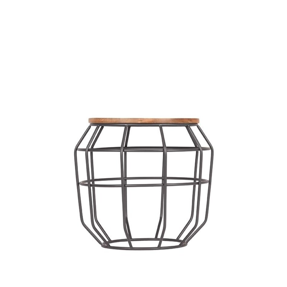 Bijzettafel Pixel grijs M