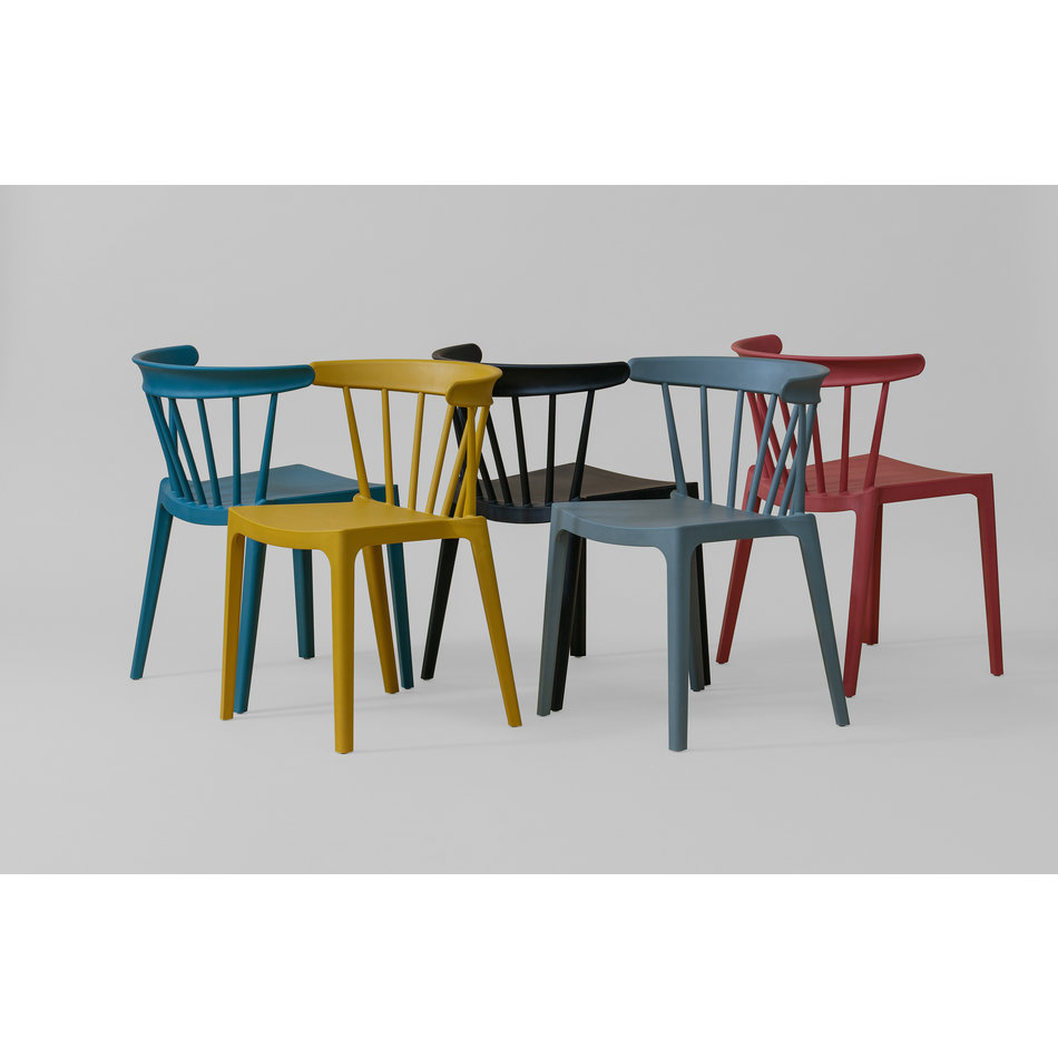 Bliss spijlenstoel jadegroen