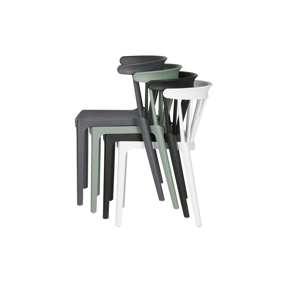 Bliss spijlenstoel jadegroen