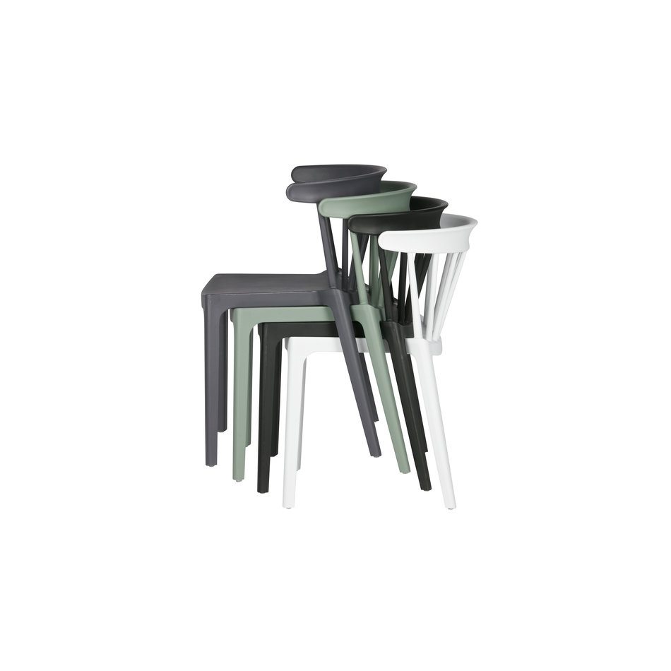 Bliss spijlenstoel zwart