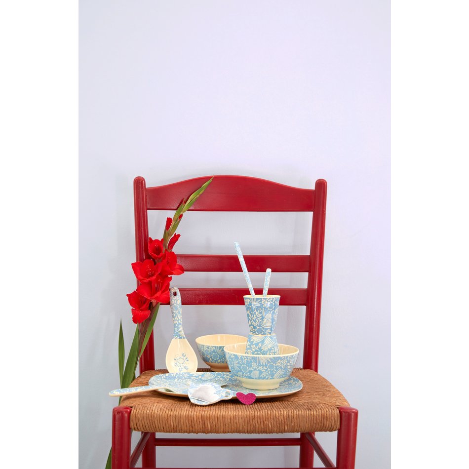 Bord 'Blue Fern & Flower'