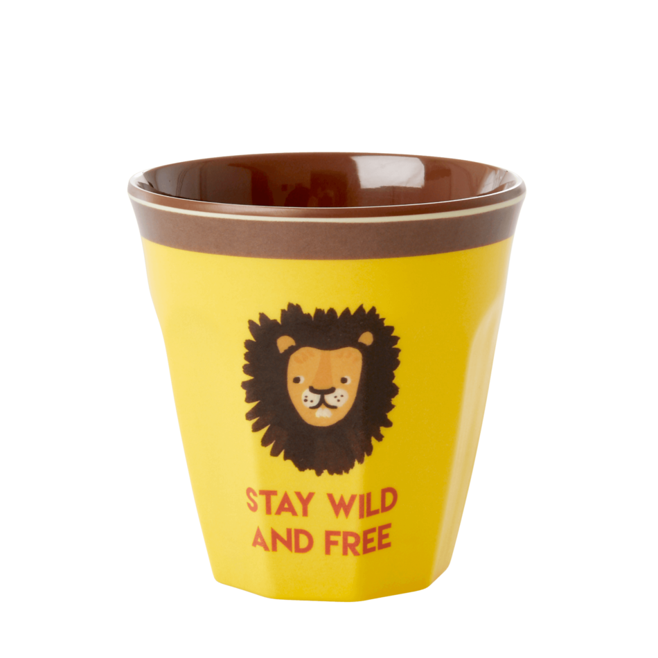 Bekerset "Jungle Print" blauw (small)