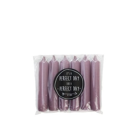 Dinerkaarsen, mauve