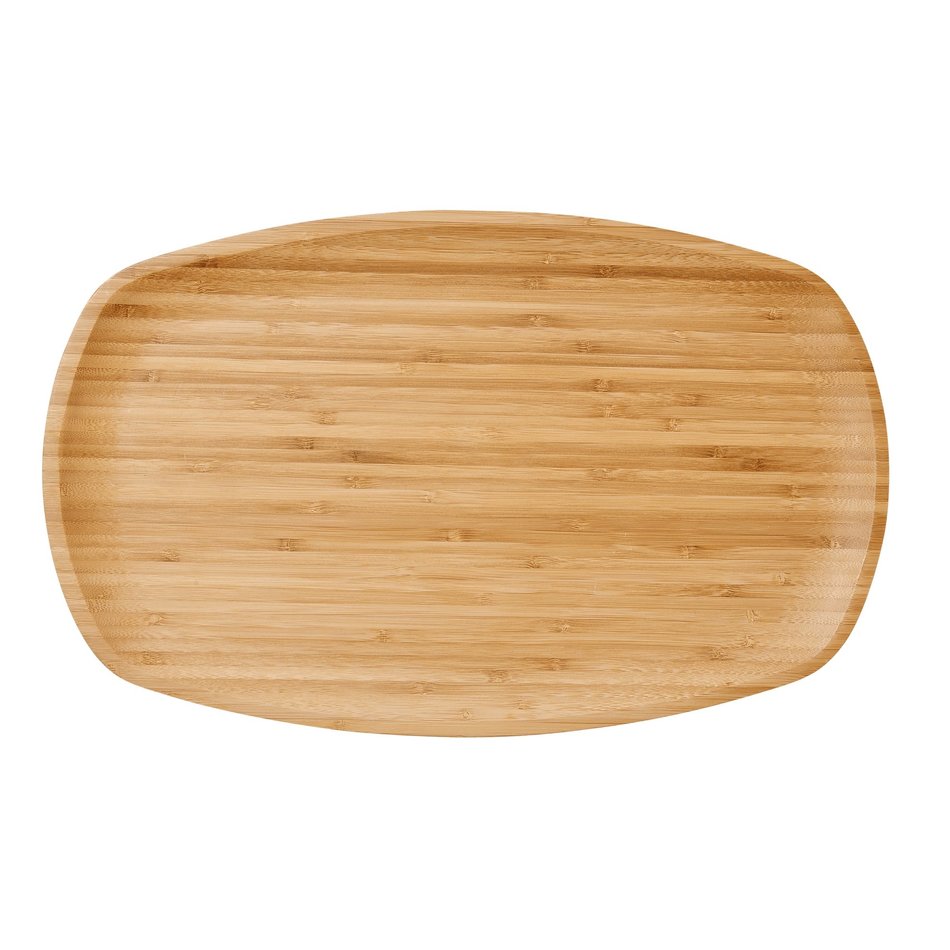 Bamboe serveerschaal van Rice