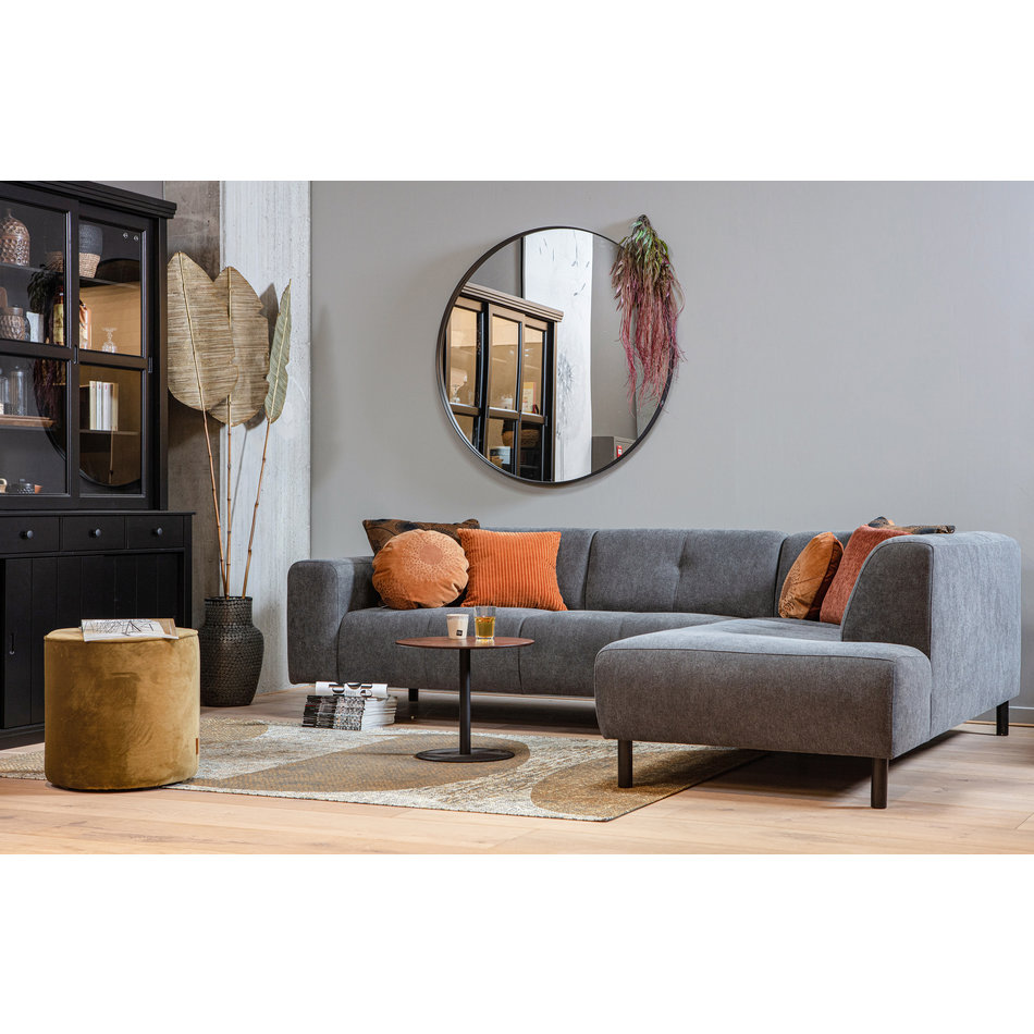 Sara poef hoog - army green