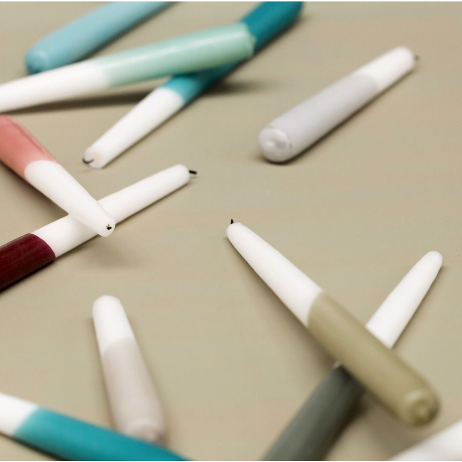 Tweelingkaars Dipped brique