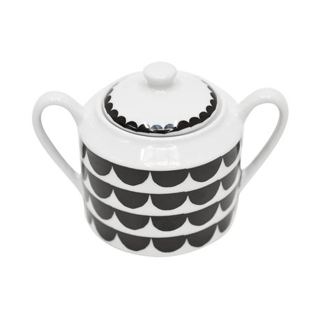 Suikerpot Tu es la vaque - zwart