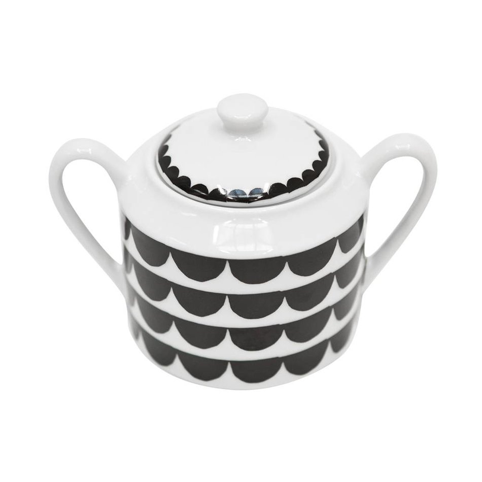 Suikerpot Tu es la vaque - zwart