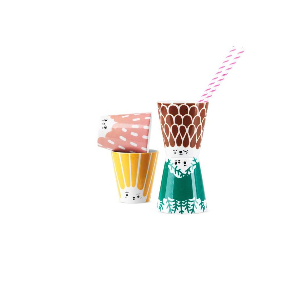 Kopje friendly face roze