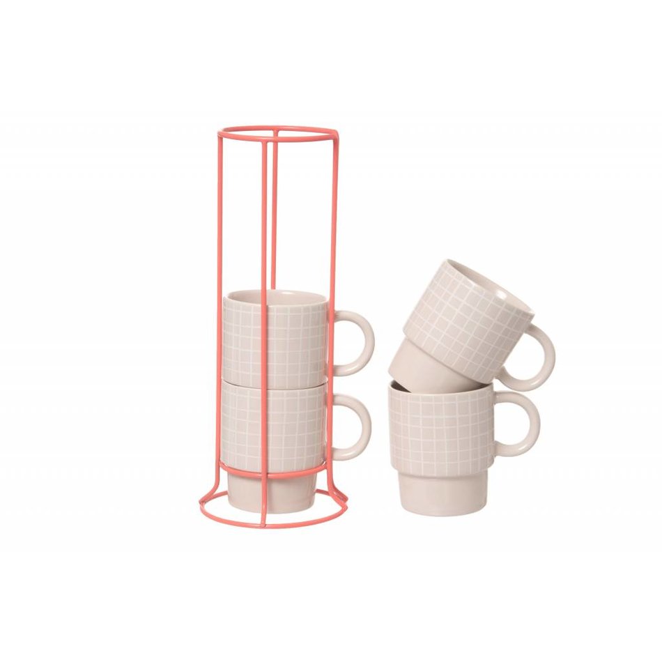 Cappucinoset in houder