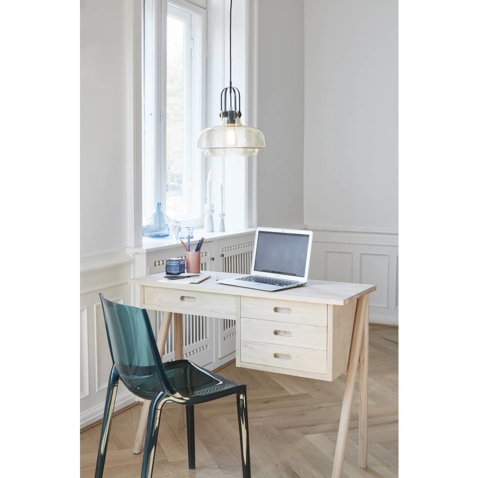 Eetkamerstoel transparant groen