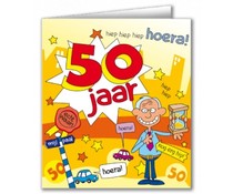 50 jaar Verjaardagskaart 50 jaar Verjaardagskaart