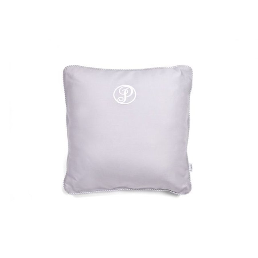 Decoratiekussen grijs (Oxford Grey) - Poetree Kids