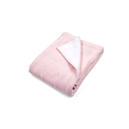 Wiegdeken gevoerd (Light Pink) - Poetree Kids 
